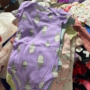 Bundle of baby girl clothes